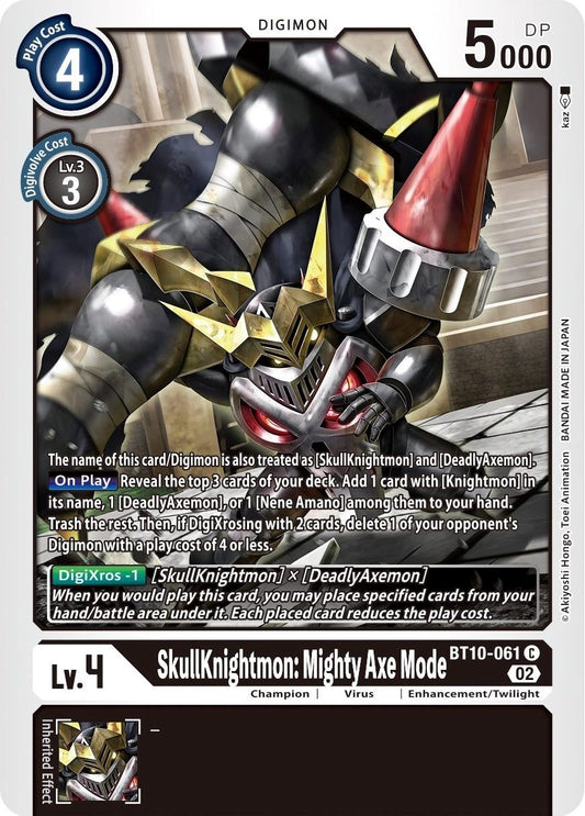 Image for SkullKnightmon: Mighty Axe Mode - Digimon Card Game