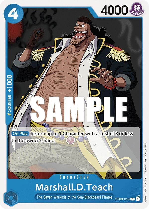 Image for Marshall.D.Teach - One Piece Card Game