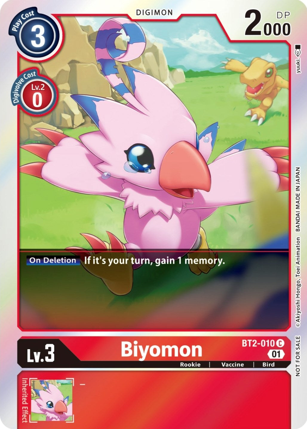 Image for Biyomon - BT2-010 (ST-11 Special Entry Pack) - Digimon Card Game
