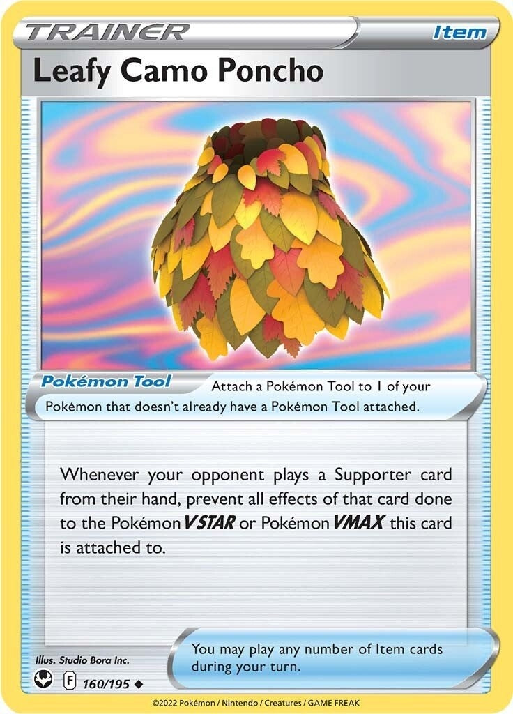 Image for Leafy Camo Poncho - Pokemon