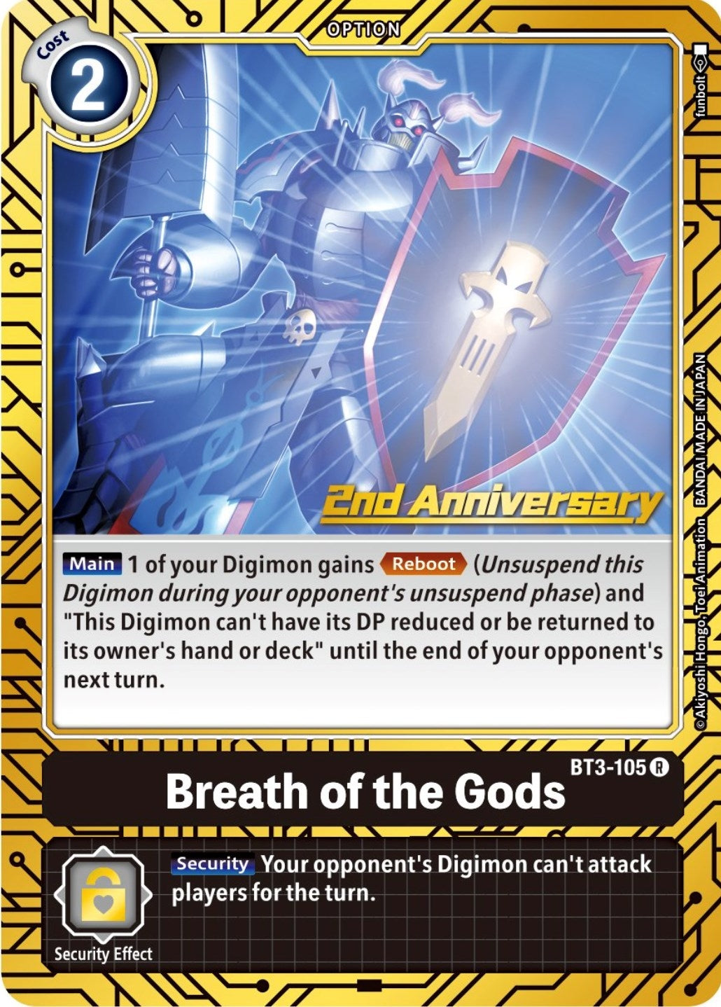 Image for Breath of the Gods (2nd Anniversary Card Set) - Digimon Card Game