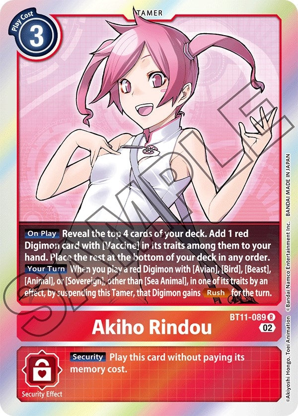 Image for Akiho Rindou - Digimon Card Game