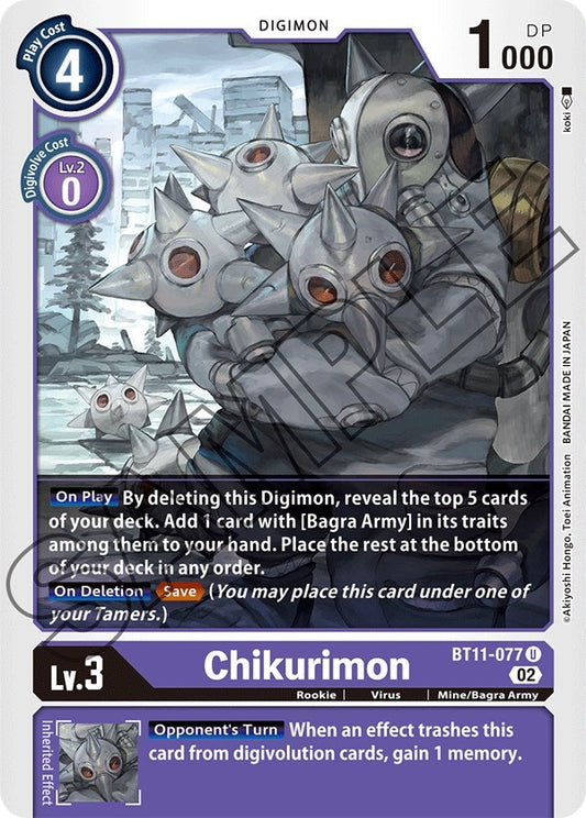 Image for Chikurimon - Digimon Card Game
