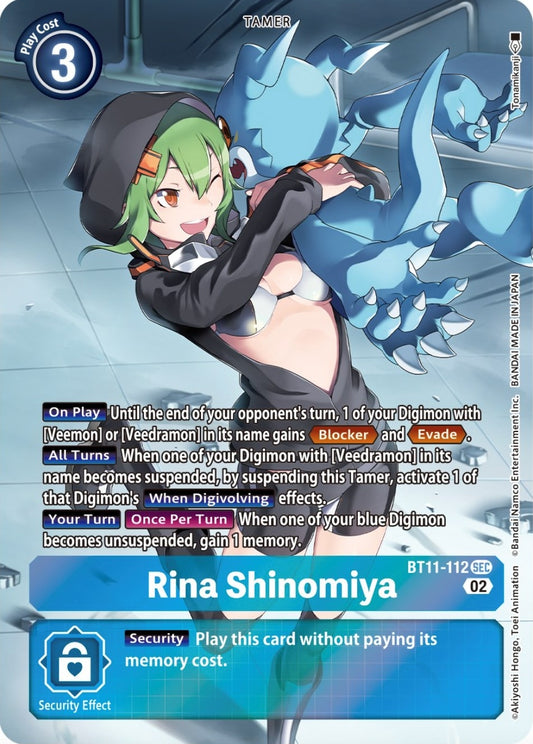 Image for Rina Shinomiya (Alternate Art) - Digimon Card Game