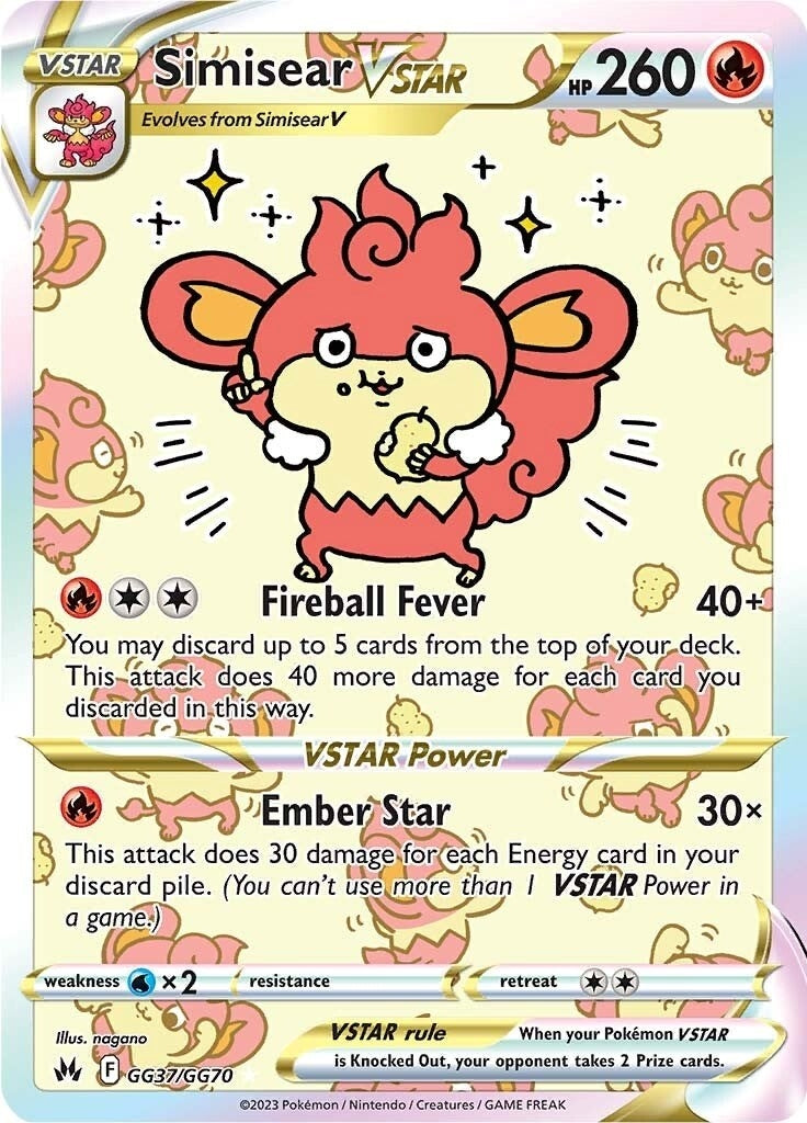 Image for Simisear VSTAR - Pokemon
