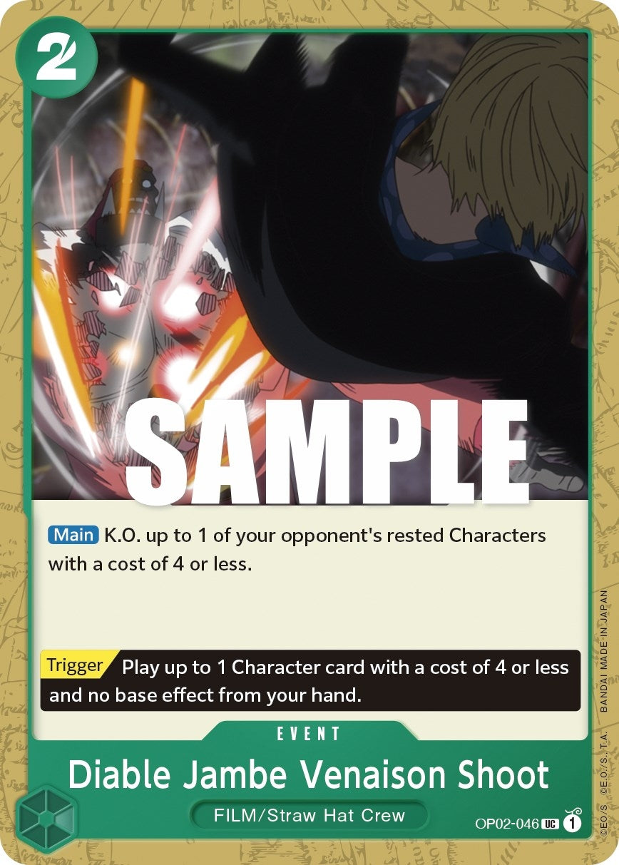 Image for Diable Jambe Venaison Shoot - One Piece Card Game