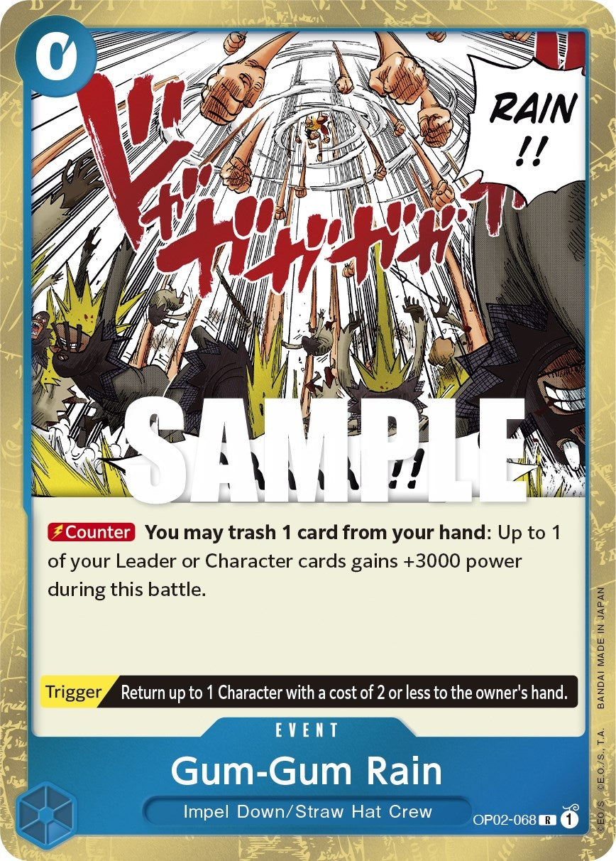 Image for Gum-Gum Rain - One Piece Card Game