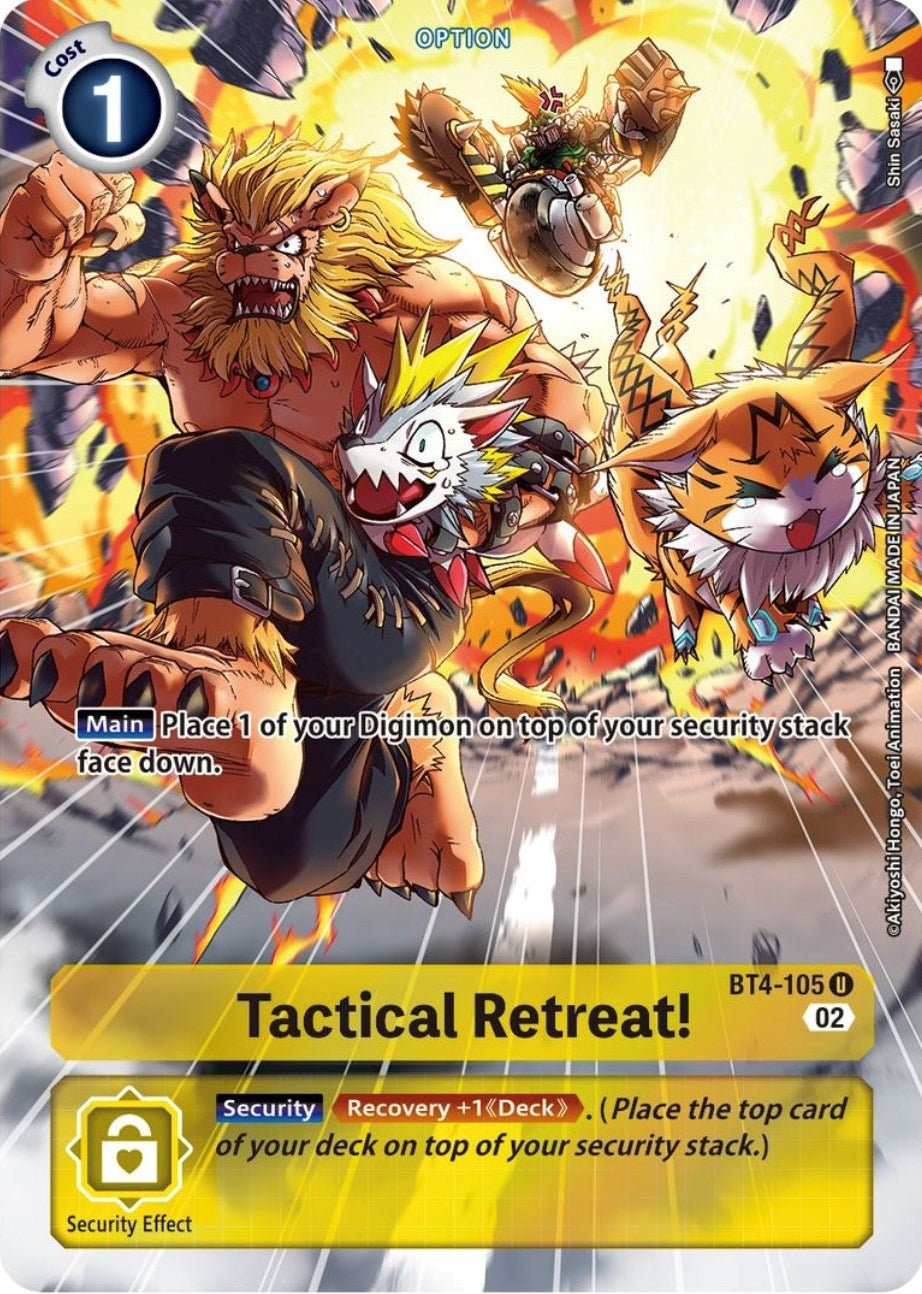 Image for Tactical Retreat! (Alternate Art) - Digimon Card Game
