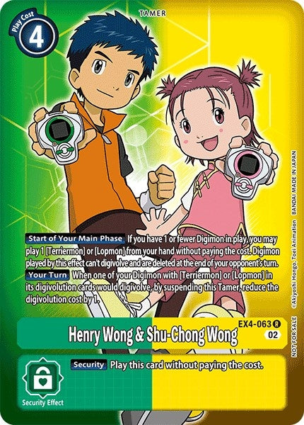Image for Henry Wong & Shu-Chong Wong (Alternate Art) - Digimon Card Game