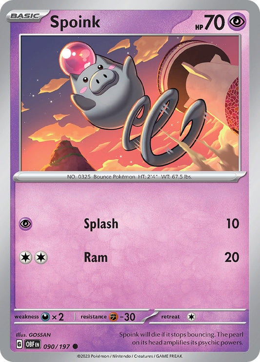 Image for Spoink - Pokemon