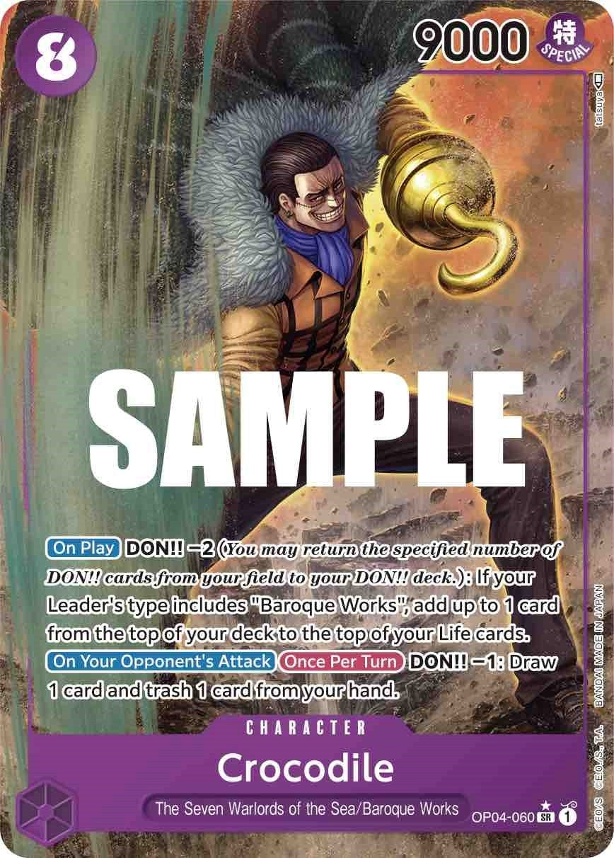 Image for Crocodile (060) (Alternate Art) - One Piece Card Game