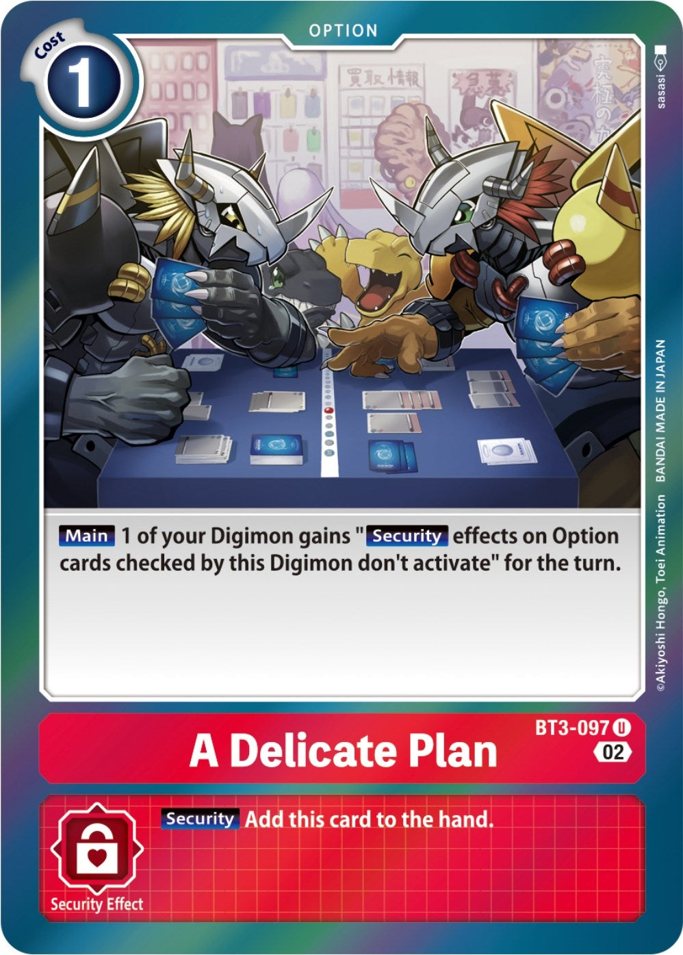 Image for A Delicate Plan (Resurgence Booster Reprint) - Digimon Card Game