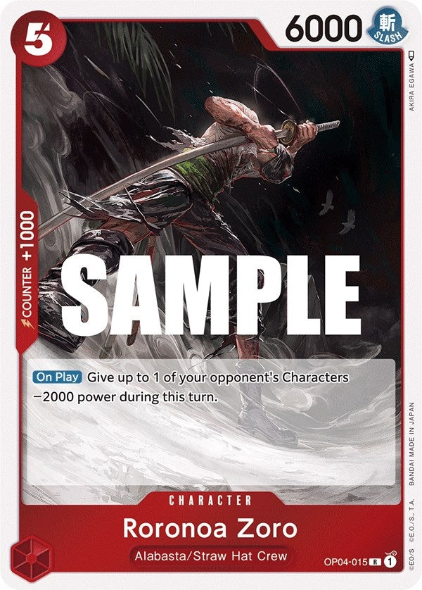 Image for Roronoa Zoro - One Piece Card Game