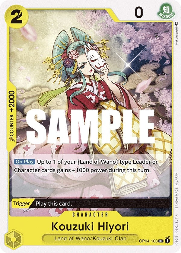 Image for Kouzuki Hiyori - One Piece Card Game