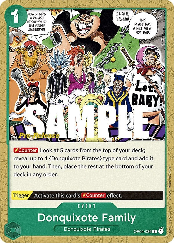 Image for Donquixote Family - One Piece Card Game