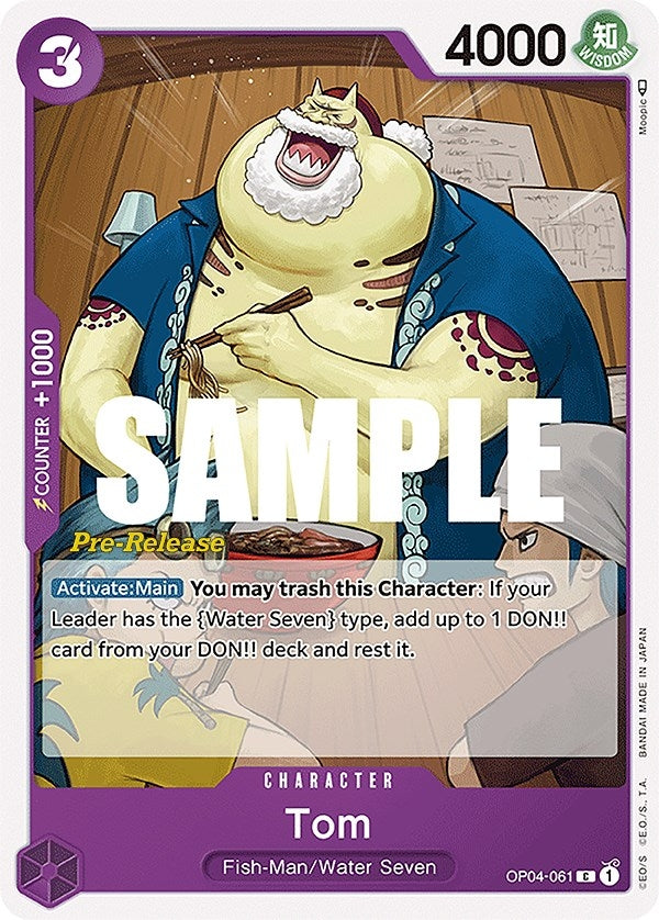 Image for Tom - One Piece Card Game