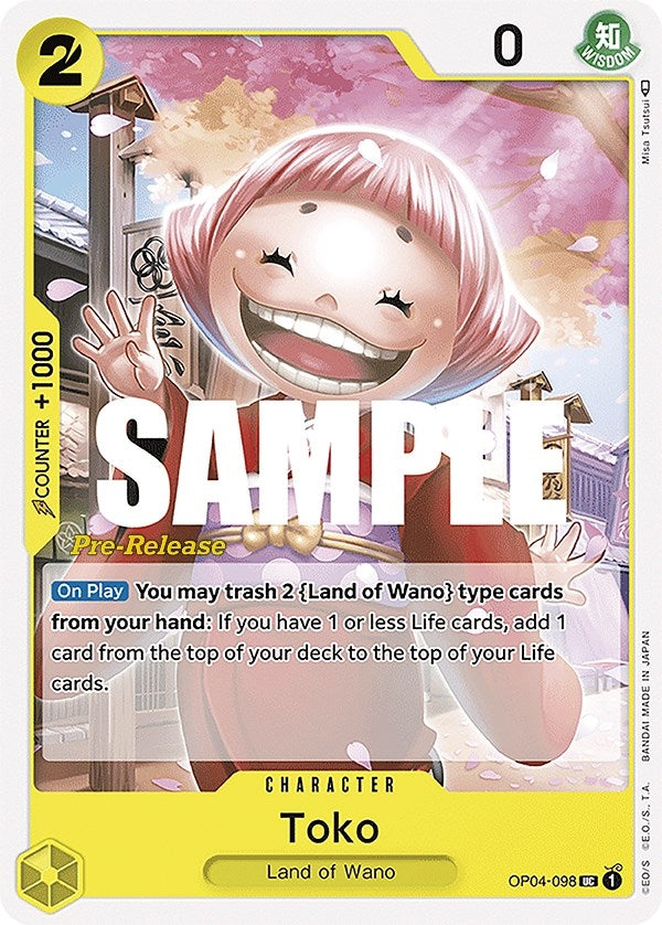 Image for Toko - One Piece Card Game