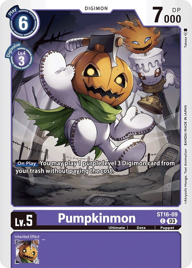 Image for Pumpkinmon - Digimon Card Game