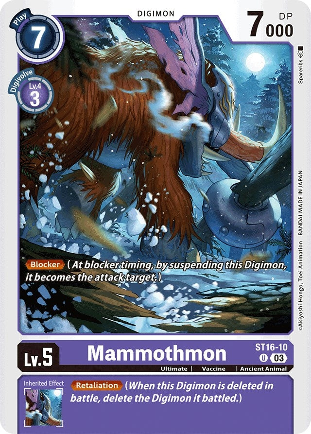 Image for Mammothmon - Digimon Card Game