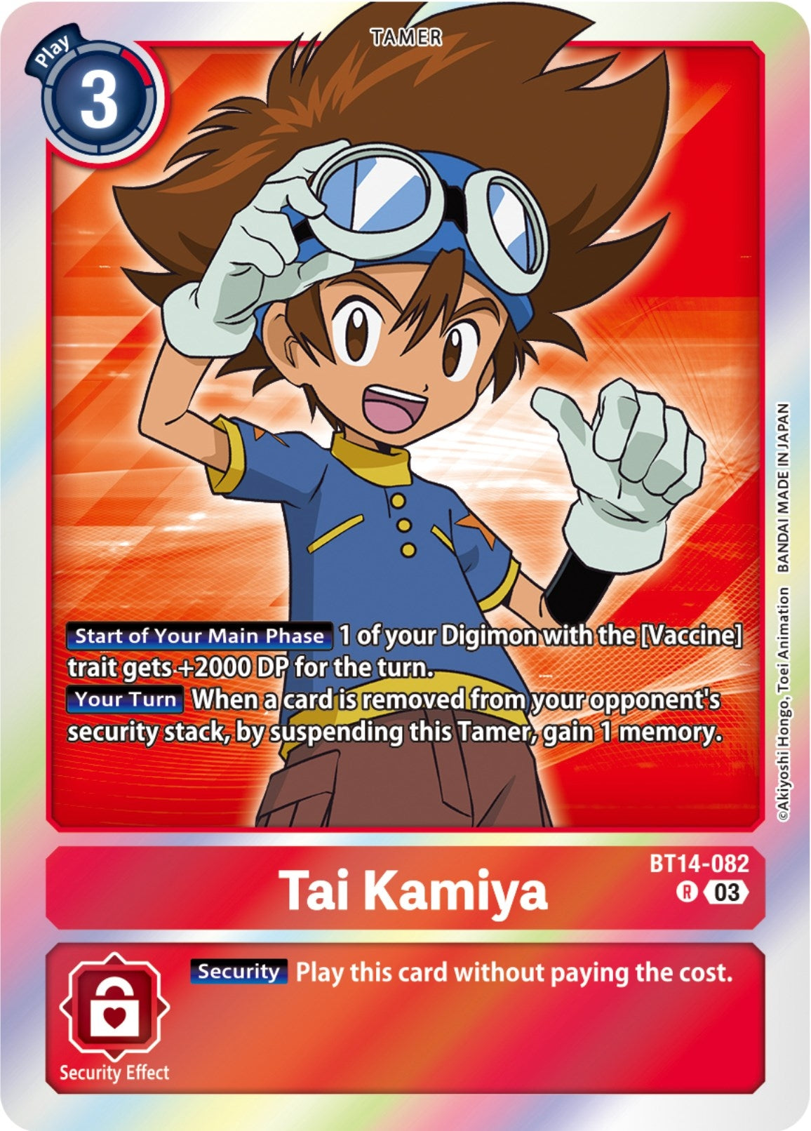 Image for Tai Kamiya - Digimon Card Game