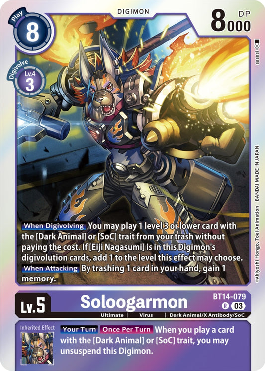 Image for Soloogarmon - Digimon Card Game