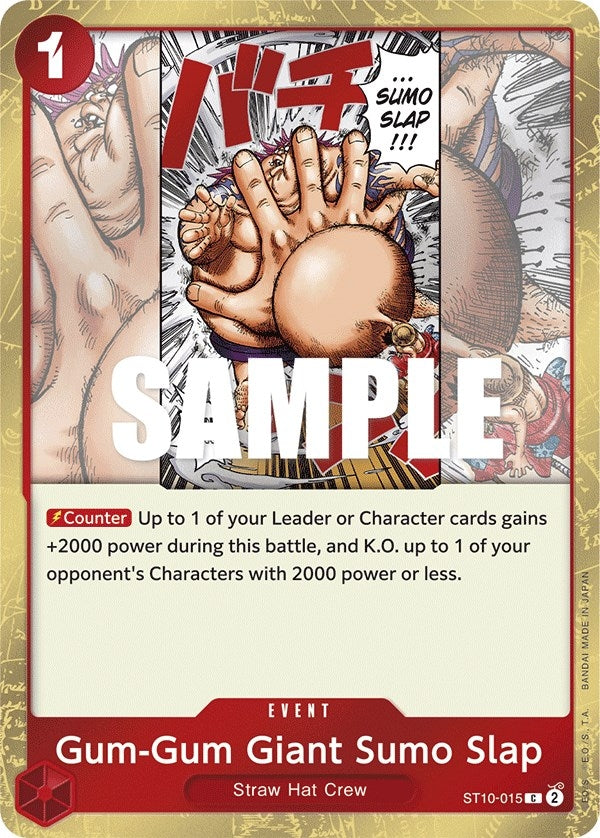Image for Gum-Gum Giant Sumo Slap - One Piece Card Game