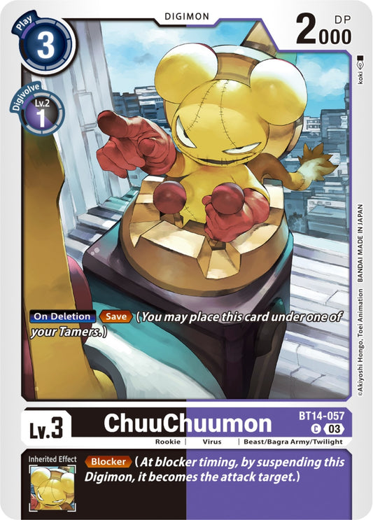 Image for ChuuChuumon - Digimon Card Game