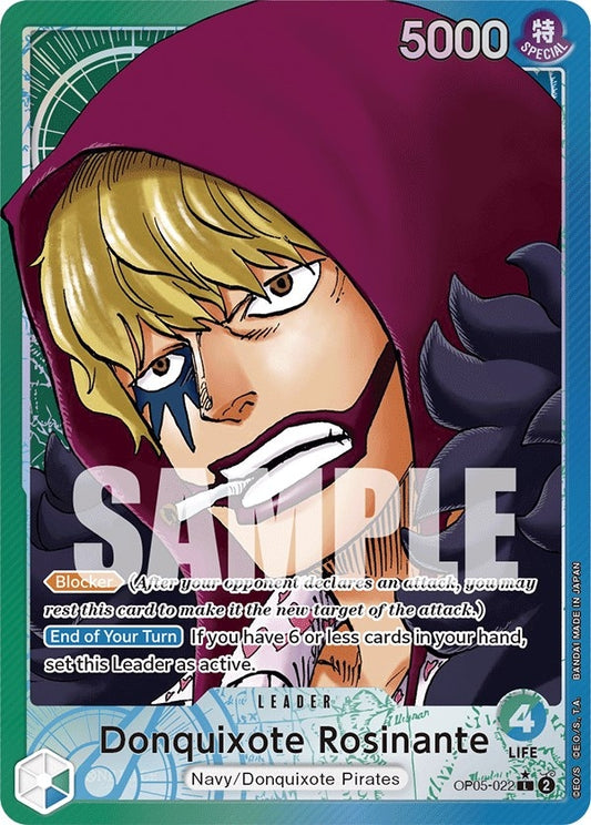 Image for Donquixote Rosinante (022) (Alternate Art) - One Piece Card Game