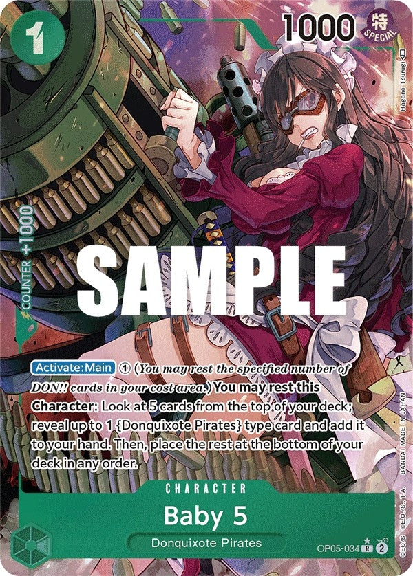 Image for Baby 5 (034) (Alternate Art) - One Piece Card Game
