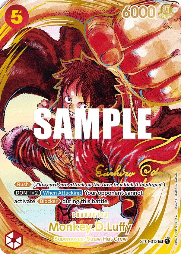 Image for Monkey.D.Luffy (012) (Alternate Art) (Gold-Stamped Signature) - One Piece Card Game