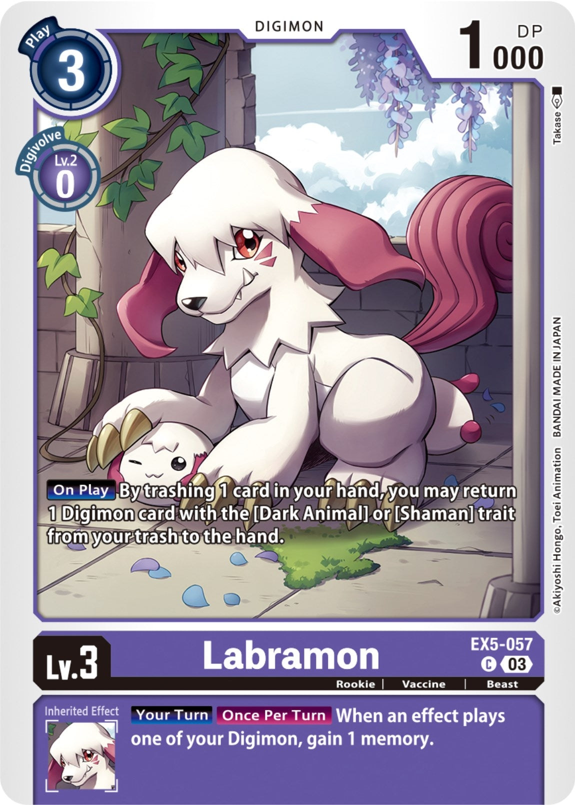 Image for Labramon - Digimon Card Game