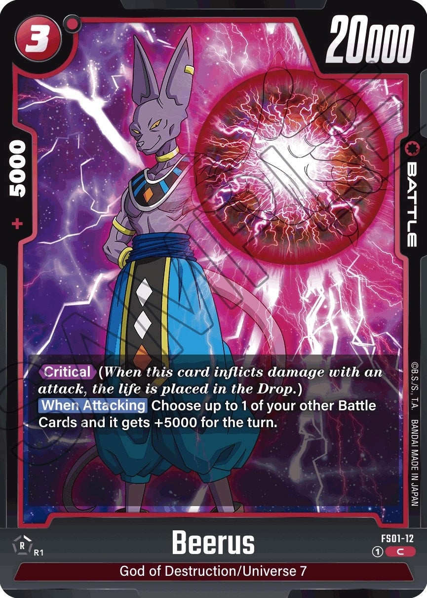 Image for Beerus - Dragon Ball Super: Fusion World