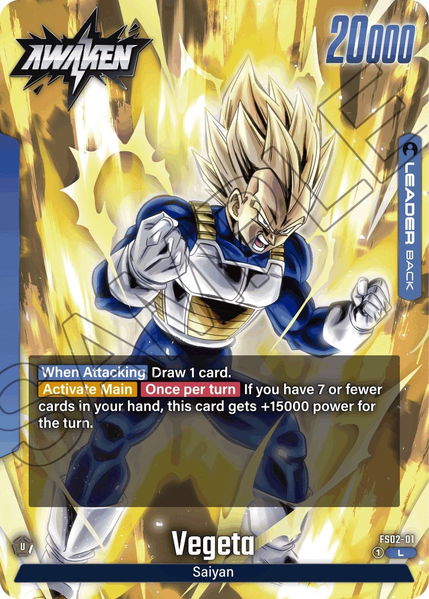 Image for Vegeta - FS02-01 - Dragon Ball Super: Fusion World