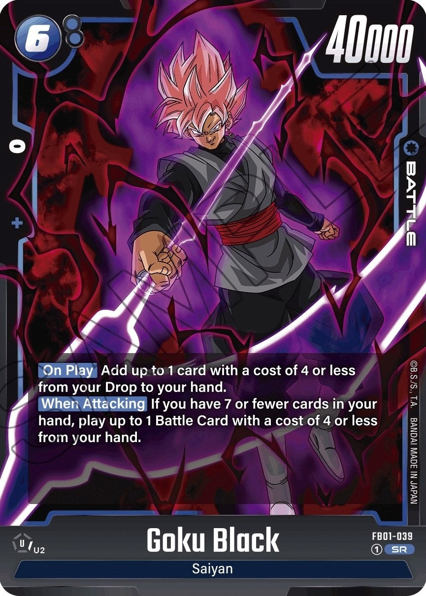 Image for Goku Black - FB01-039 - Dragon Ball Super: Fusion World