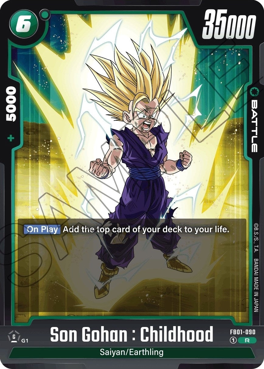 Image for Son Gohan : Childhood - FB01-090 - Dragon Ball Super: Fusion World