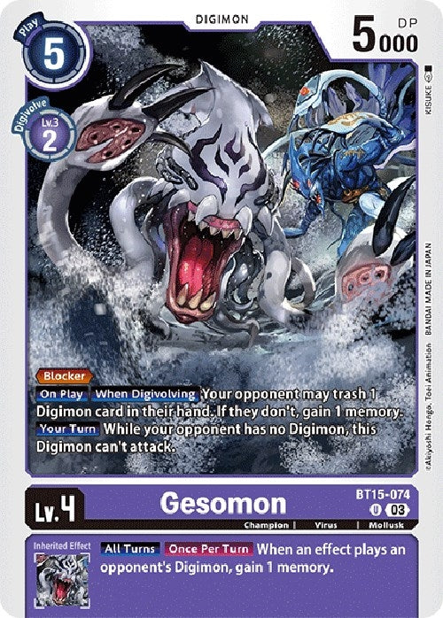 Image for Gesomon - Digimon Card Game