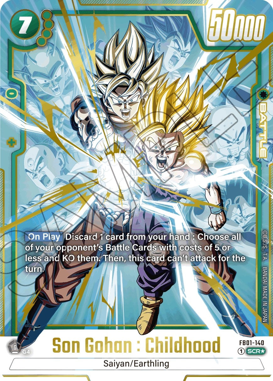 Image for Son Gohan : Childhood - FB01-140 (Alternate Art) - Dragon Ball Super: Fusion World