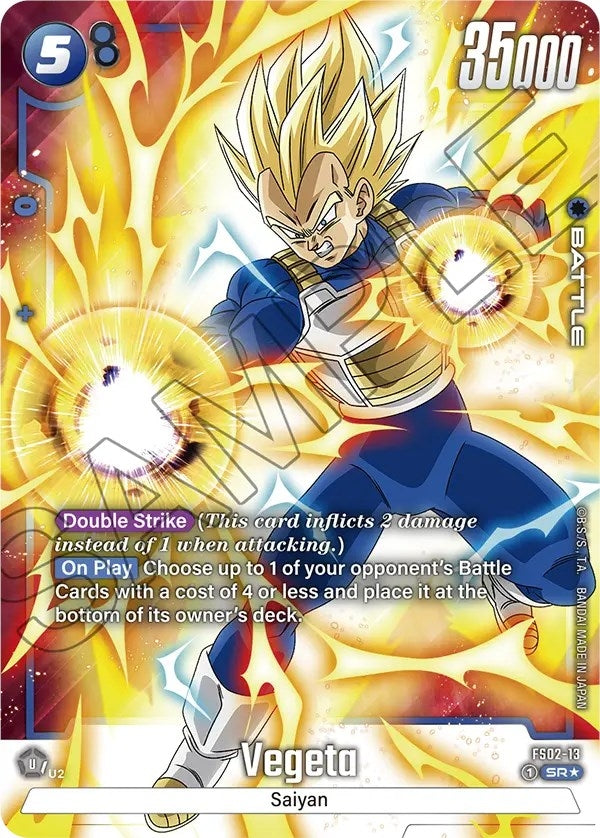 Image for Vegeta - FS02-13 (Bonus Pack Alternate Art) - Dragon Ball Super: Fusion World