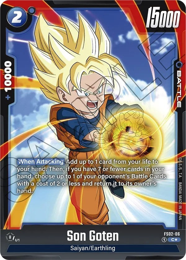 Image for Son Goten - FS02-06 (Bonus Pack Alternate Art) - Dragon Ball Super: Fusion World