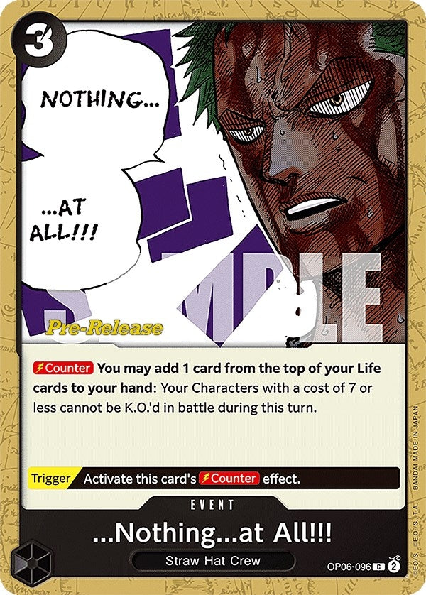 Image for ...Nothing...at All!!! - One Piece Card Game