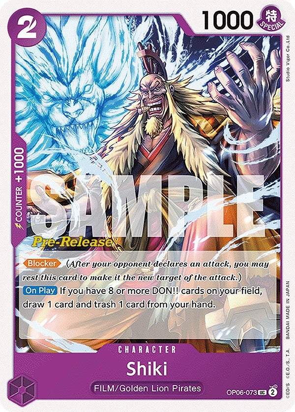 Image for Shiki - One Piece Card Game