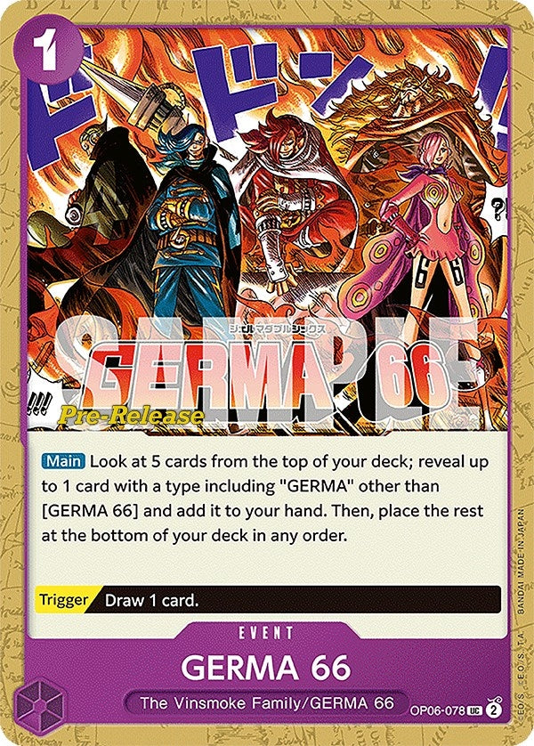 Image for GERMA 66 - One Piece Card Game