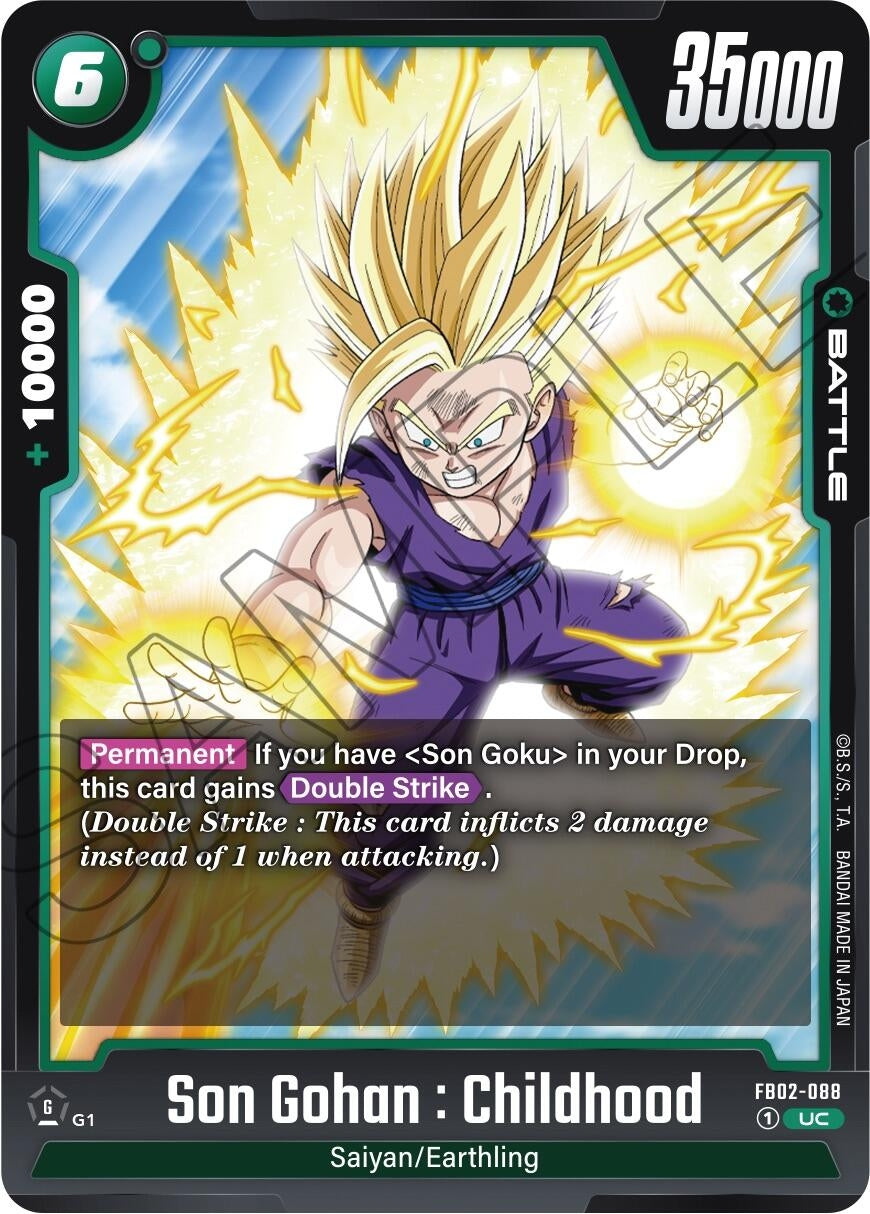 Image for Son Gohan : Childhood - FB02-088 - Dragon Ball Super: Fusion World