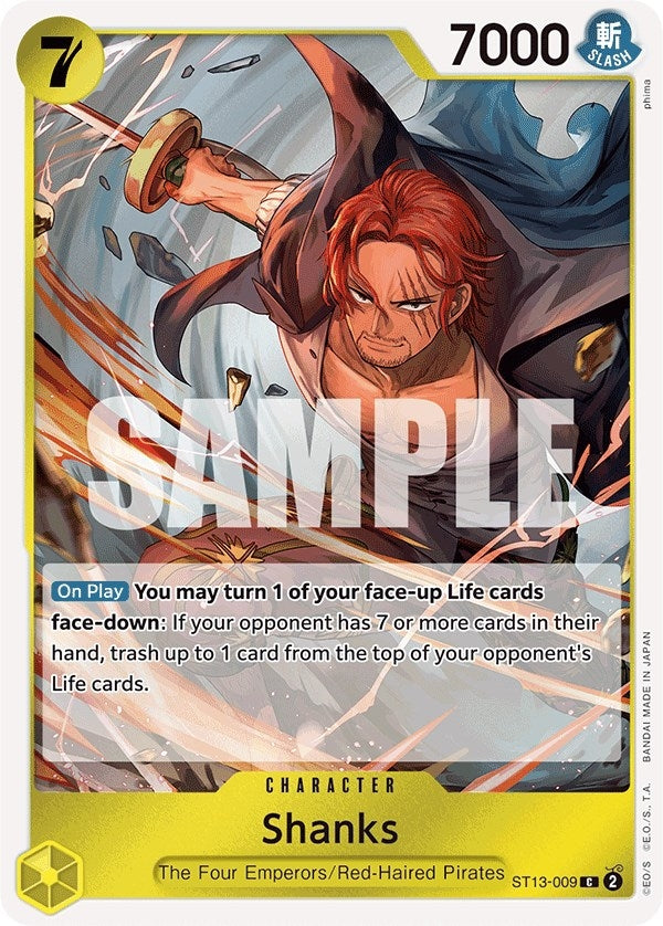 Image for Shanks - One Piece Card Game