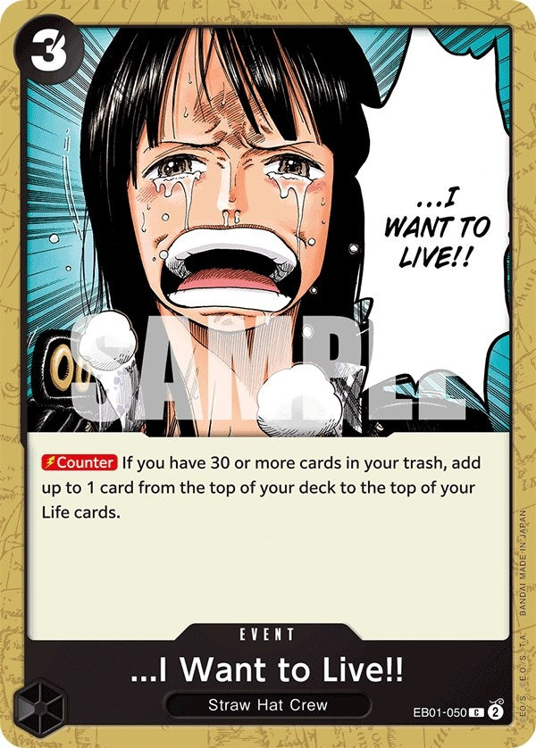 Image for ...I Want to Live!! - One Piece Card Game