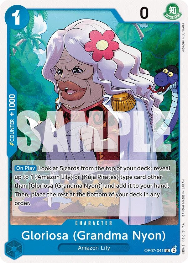 Image for Gloriosa (Grandma Nyon) - One Piece Card Game