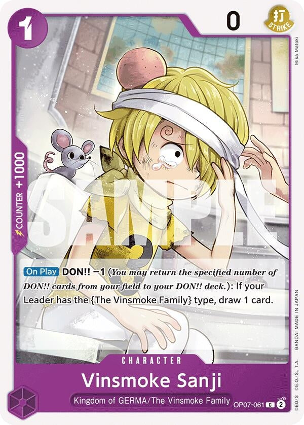 Image for Vinsmoke Sanji - One Piece Card Game