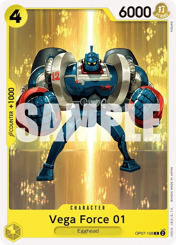 Image for Vega Force 01 - One Piece Card Game