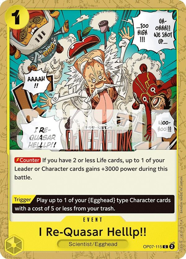 Image for I Re-Quasar Helllp!! - One Piece Card Game
