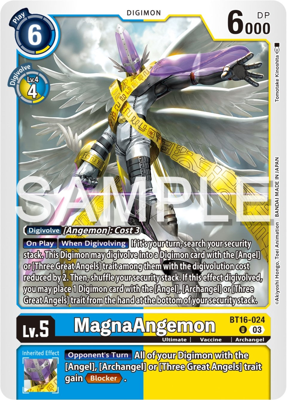 Image for MagnaAngemon - Digimon Card Game